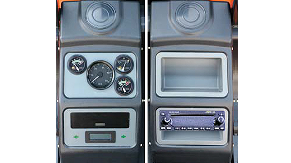 Easy-To-Read integrated Instrument Panel