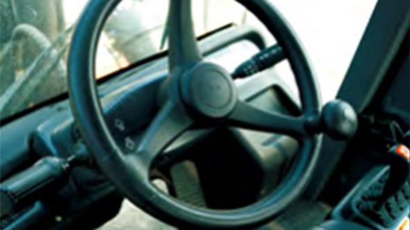 Front/rear & upper/lower adjustable steering wheel